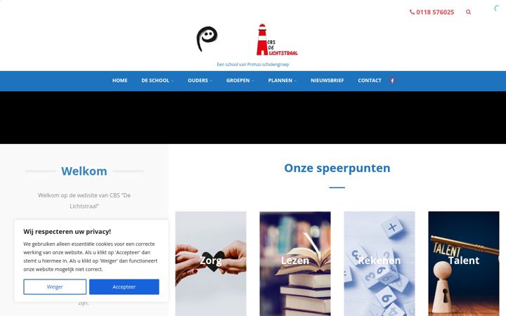 Screenshot of cbsdelichtstraal.nl