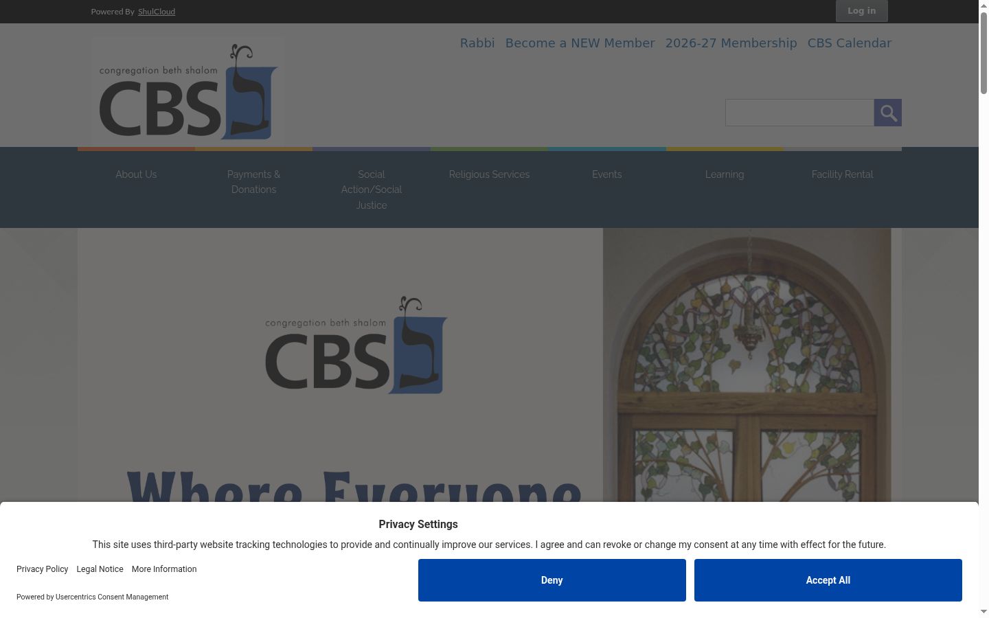 Snímek obrazovky baneru souhlasu zobrazeného před jakoukoli interakcí