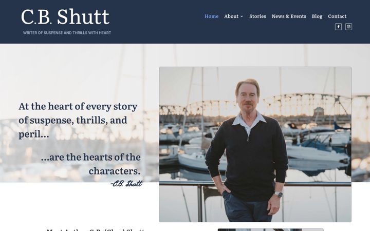 Screenshot of cbshutt.com