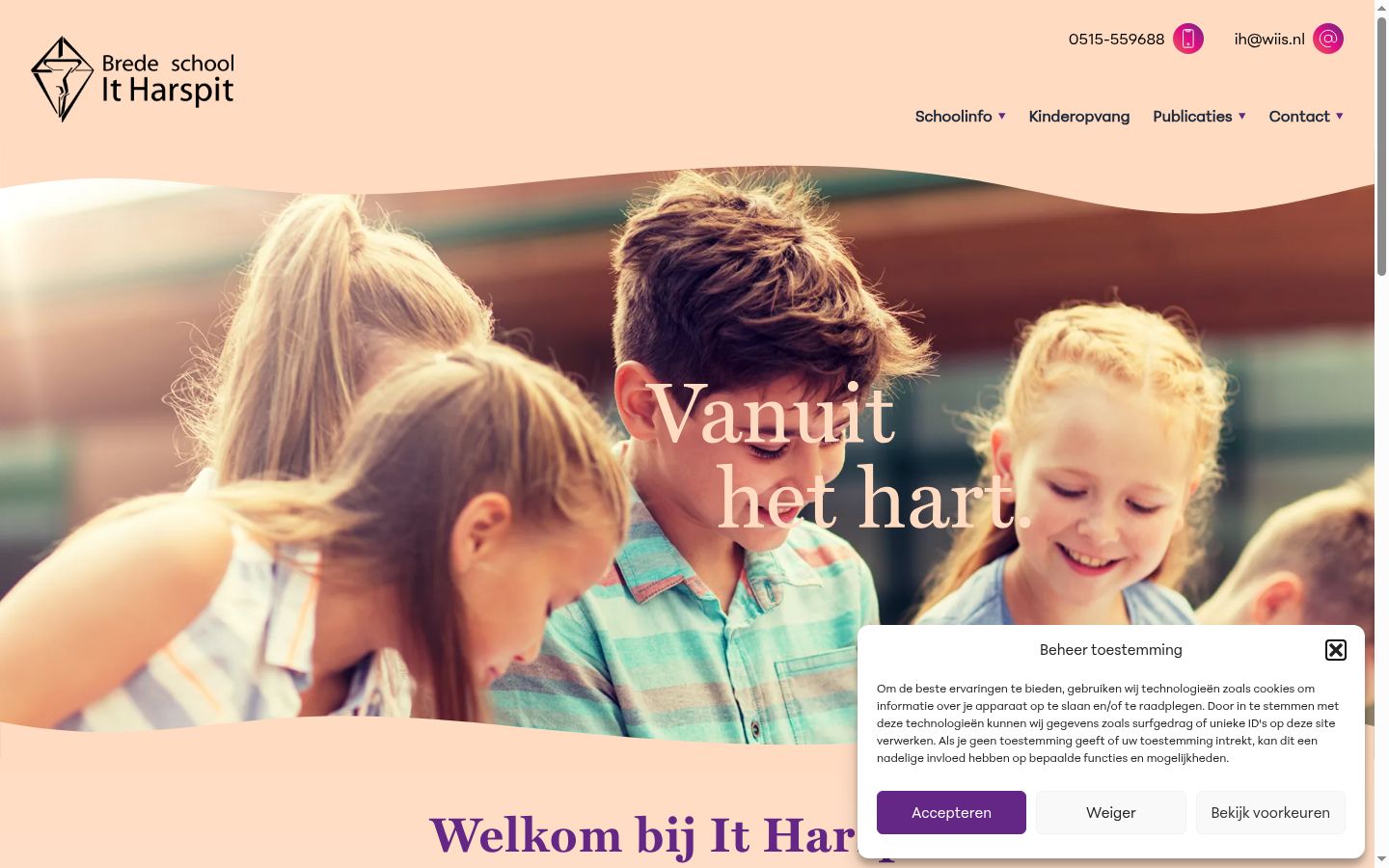 Ekrānuzņēmums ar piekrišanas baneri, kas tika rādīts pirms jebkādas mijiedarbības