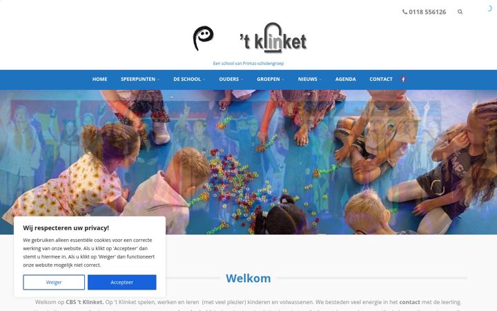 Ekrano kopija cbsklinket.nl