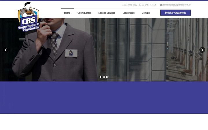 Екранна снимка на cbsvigilancia.com.br