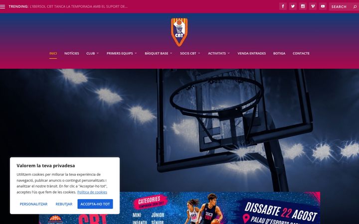 Screenshot of cbtarragona.cat