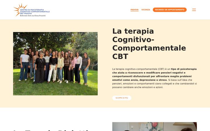 Skærmbillede af cbtdbtpadova.it