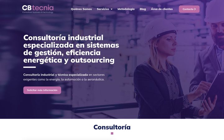 Screenshot of cbtecnia.es