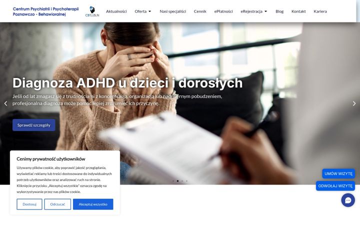 Screenshot of cbtlublin.pl