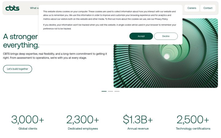 Screenshot of cbts.com