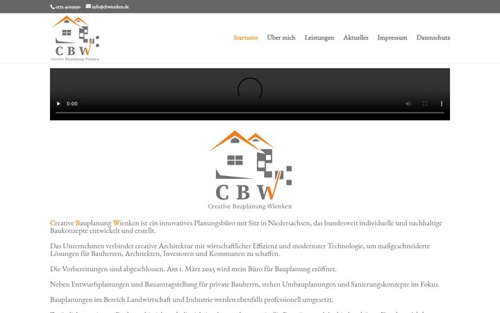 Screenshot of cbwienken.de