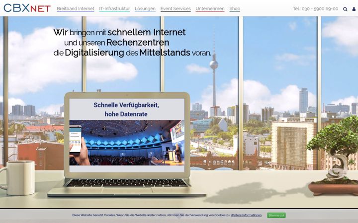 Screenshot of cbxnet.de