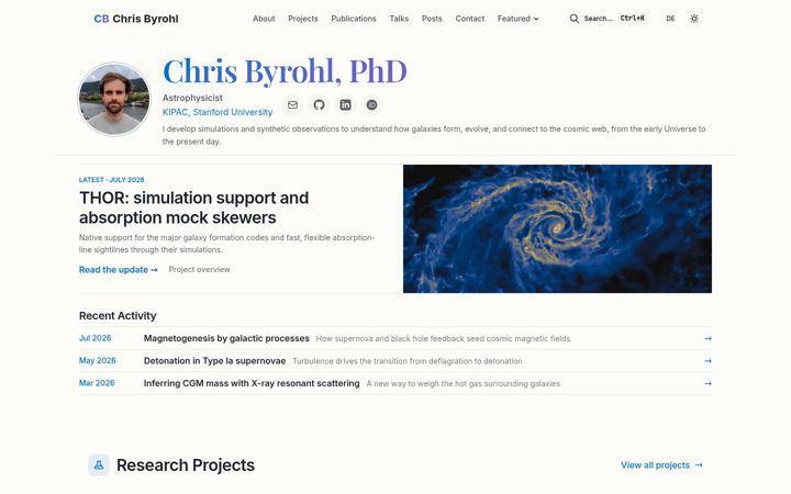 Screenshot of cbyrohl.de