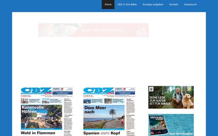 Screenshot di cbz.es
