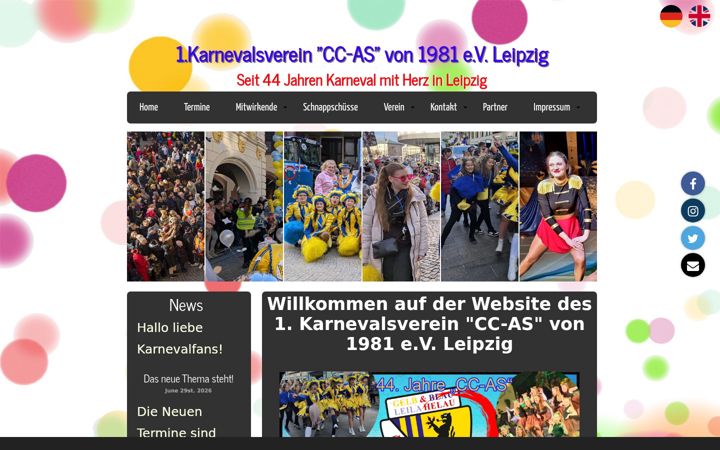 Screenshot of cc-as.de