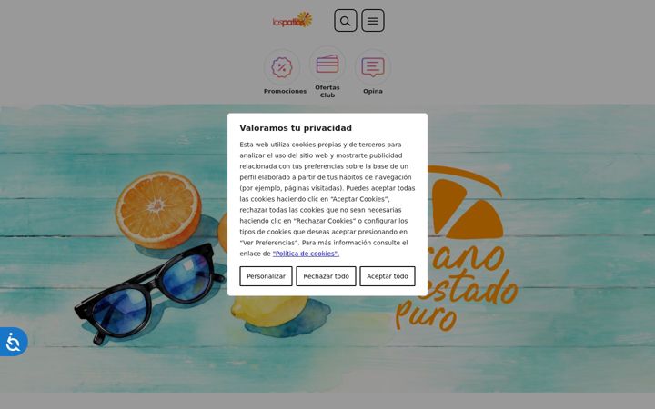 Screenshot of cc-carrefour-lospatios.com