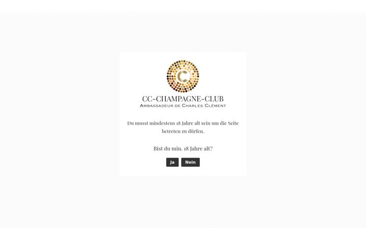 Screenshot of cc-champagne.com