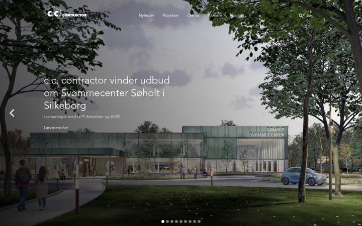 Screenshot of cc-contractor.dk