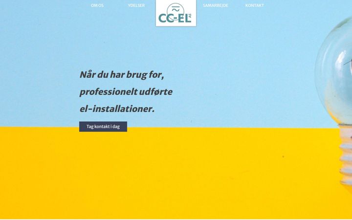 Kuvakaappaus sivustosta cc-el.dk
