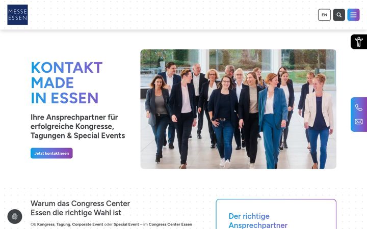 Screenshot of cc-essen.de