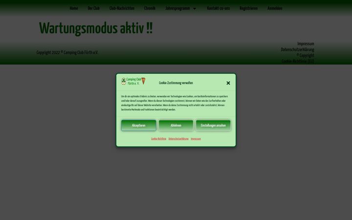 Screenshot von cc-fuerth.de