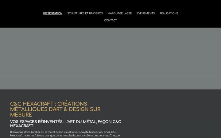 Captură de ecran a cc-hexacraft.fr
