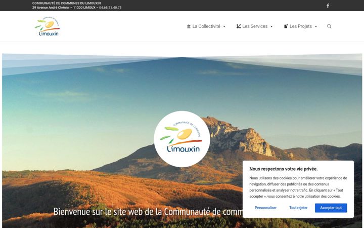 Screenshot of cc-limouxin.com