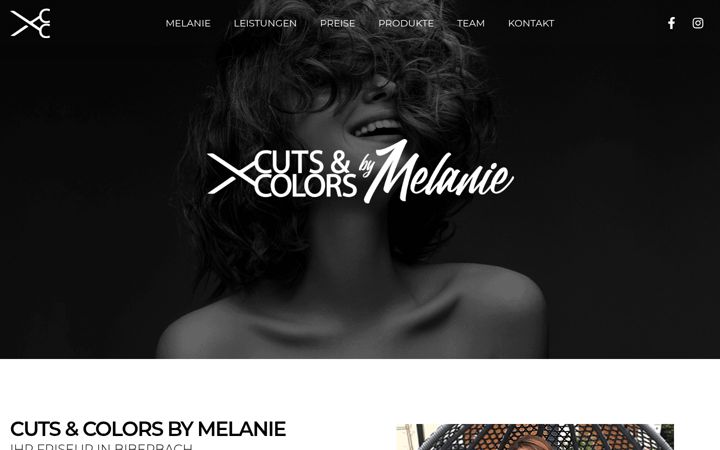 Screenshot of cc-melanie.de
