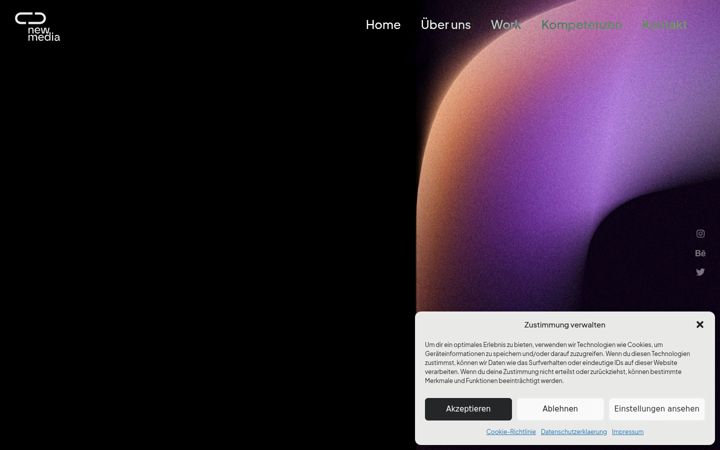 Screenshot of cc-newmedia.com