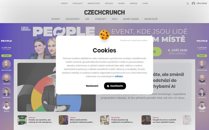Screenshot of cc.cz