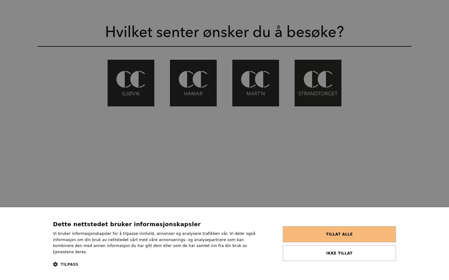 Screenshot tal-banner tal-kunsens muri qabel kwalunkwe interazzjoni