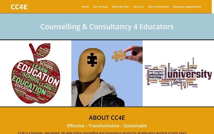 Screenshot of cc4e.co.uk