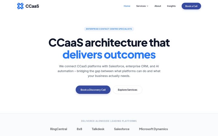 Screenshot of ccaas.co.uk