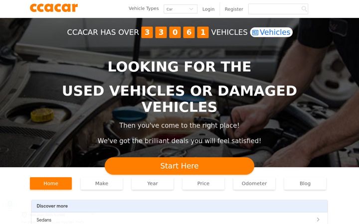 Screenshot of ccacar.com