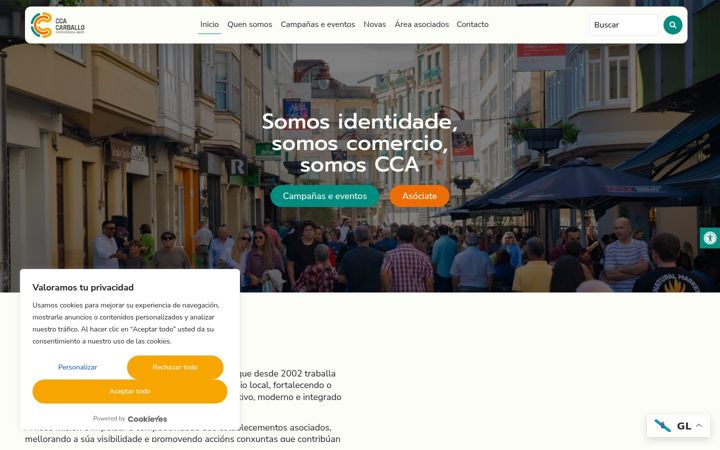 Screenshot of ccacarballo.com