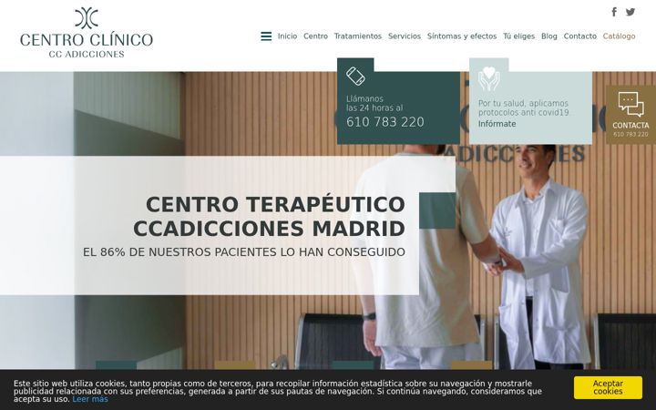 Screenshot of ccadiccionesmadrid.es