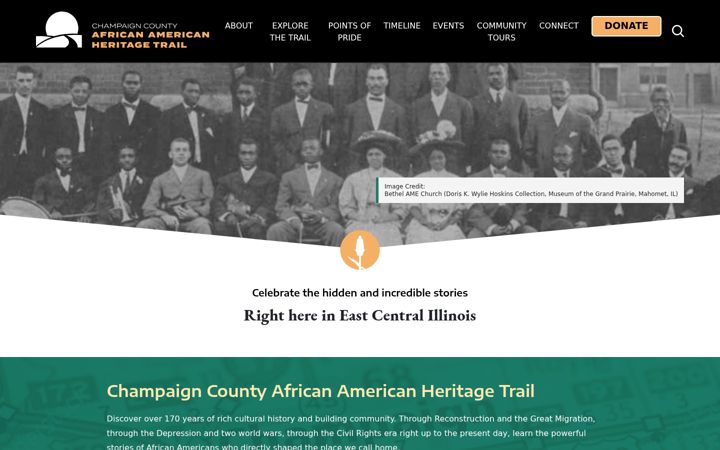 Ekrano kopija ccafricanamericanheritage.org