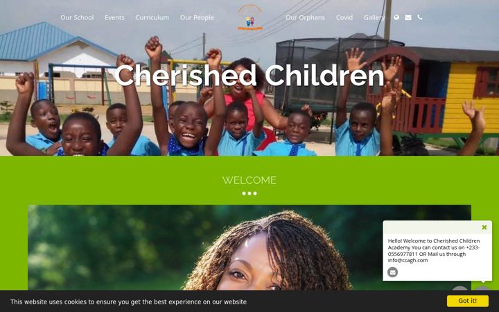 Screenshot of ccagh.com