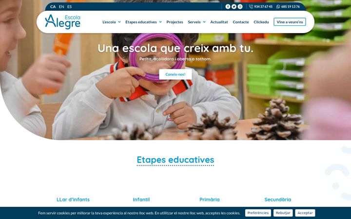 Screenshot of ccalegre.com