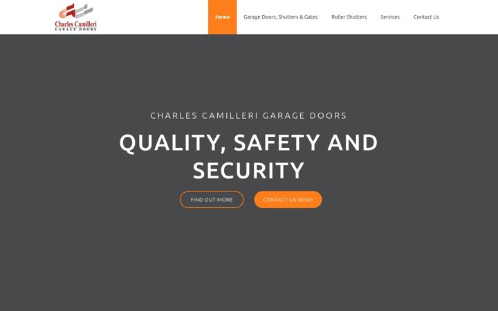 Screenshot of ccamilleridoors.com