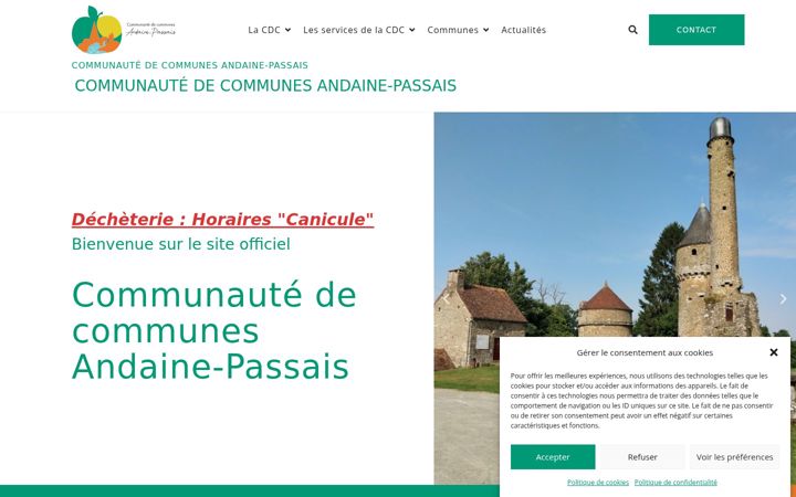 Skjermbilde av ccandainepassais.org