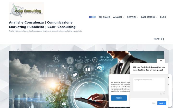 Skjermbilde av ccapconsulting.altervista.org