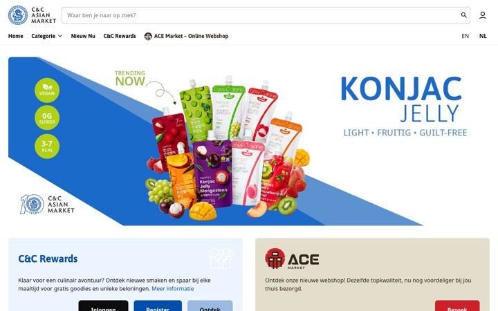 Screenshot of ccasianmarket.nl