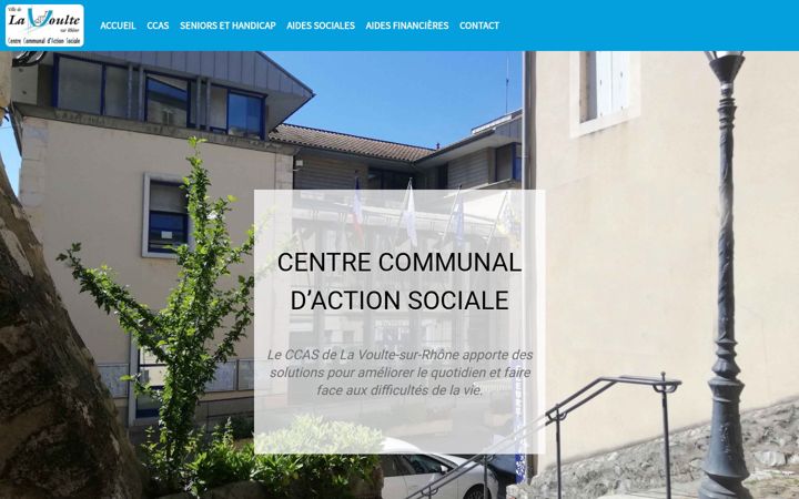 Screenshot of ccaslavoulte.fr