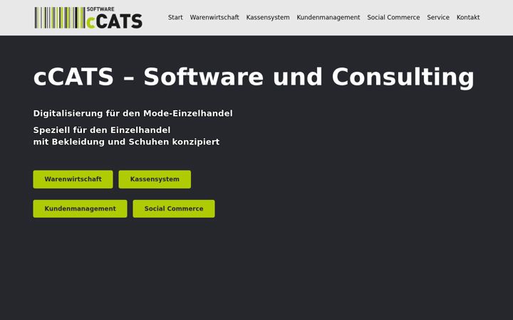 Screenshot of ccats.de