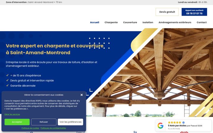 Screenshot of ccb18.fr