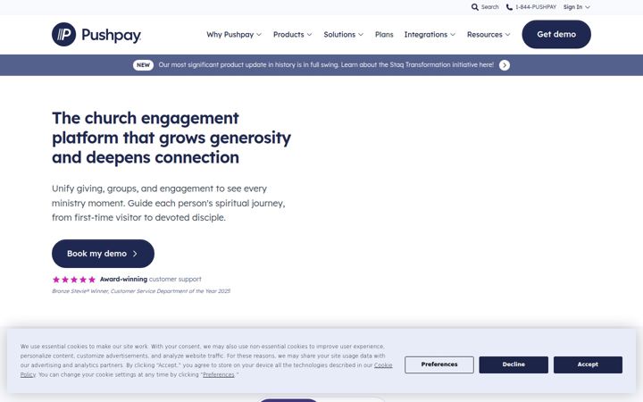 Screenshot of ccbchurch.com