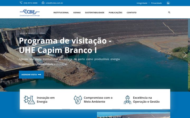 Screenshot of ccbe.com.br