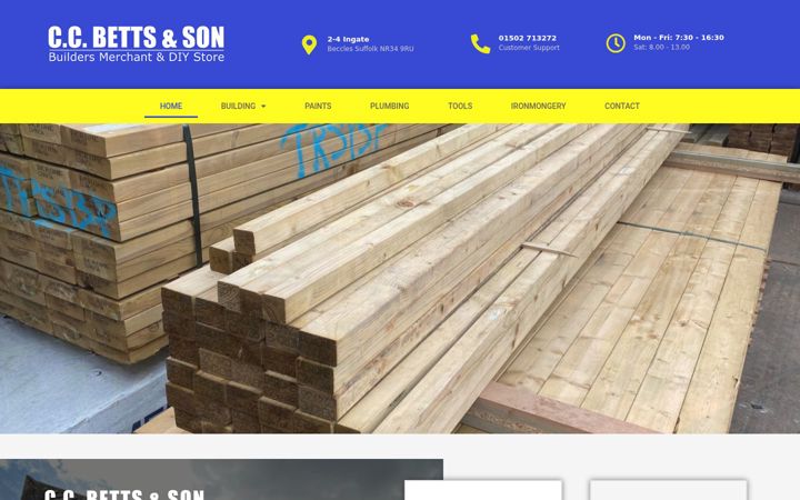Screenshot of ccbettsandson.co.uk