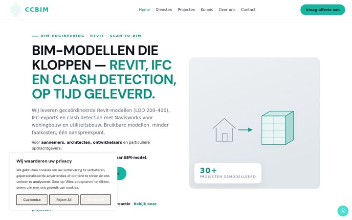 Screenshot of ccbim.nl