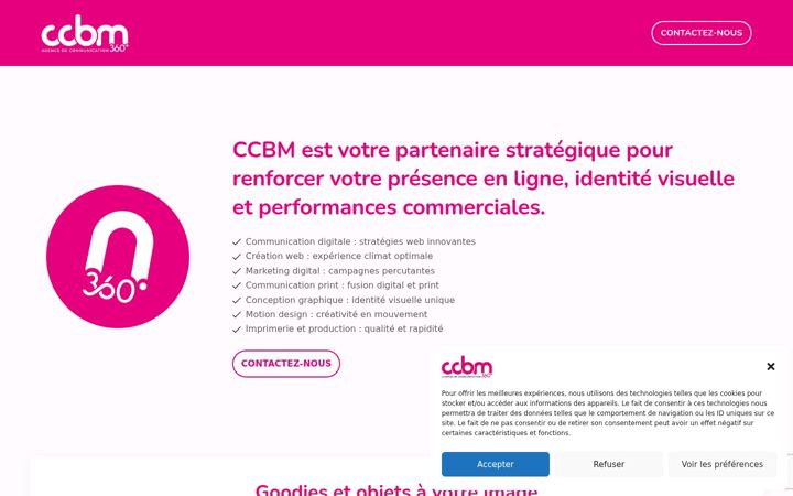 Snímek obrazovky ccbm-com360.fr