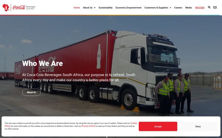 Screenshot of ccbsaco.com