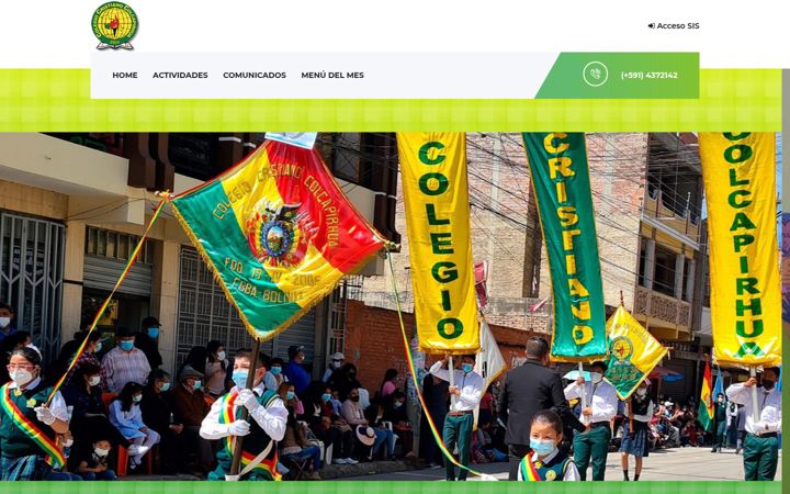 Screenshot of ccc.edu.bo